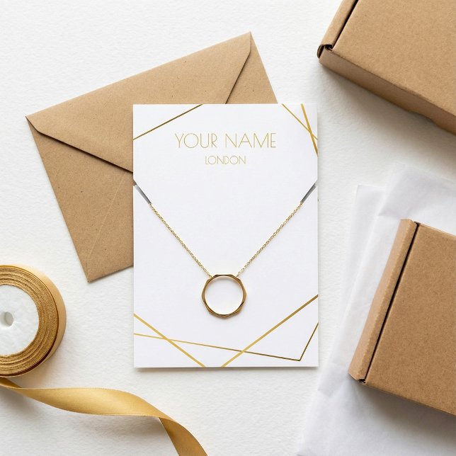 Social-ikoner, halsband eller visning av armband visitkort (Social icons necklace or bracelet display card.)