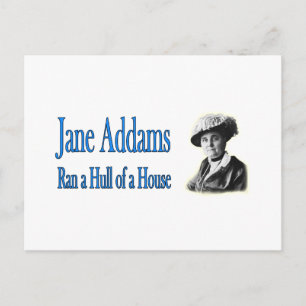 Social: Jane Addams Ran a Hull of a House Vykort