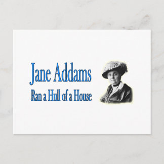Social: Jane Addams Ran a Hull of a House Vykort