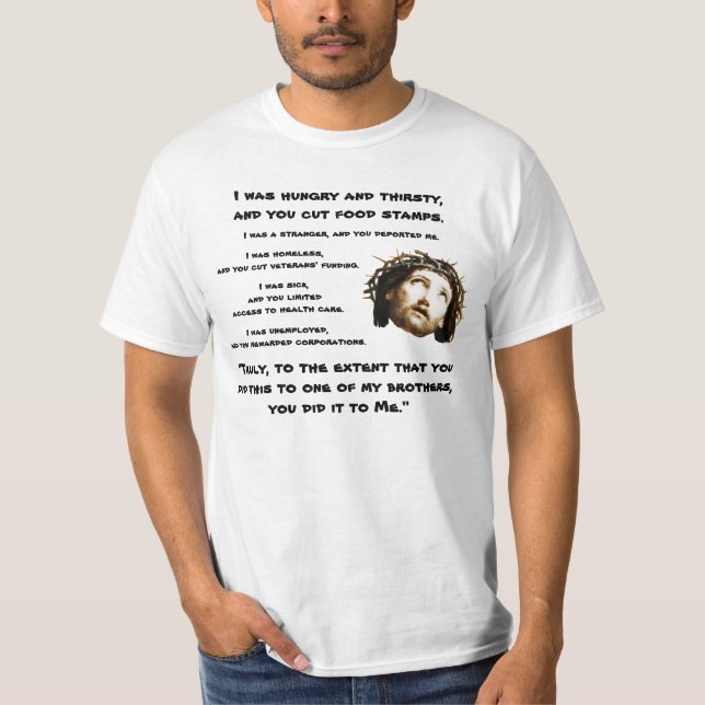 Social Justice Jesus T-shirt (Framsida)