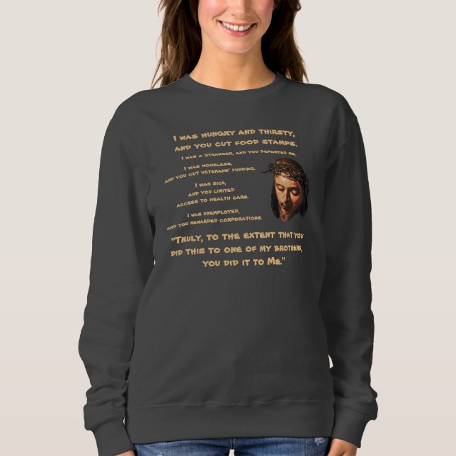 Social Justice Jesus T Shirt (Framsida)