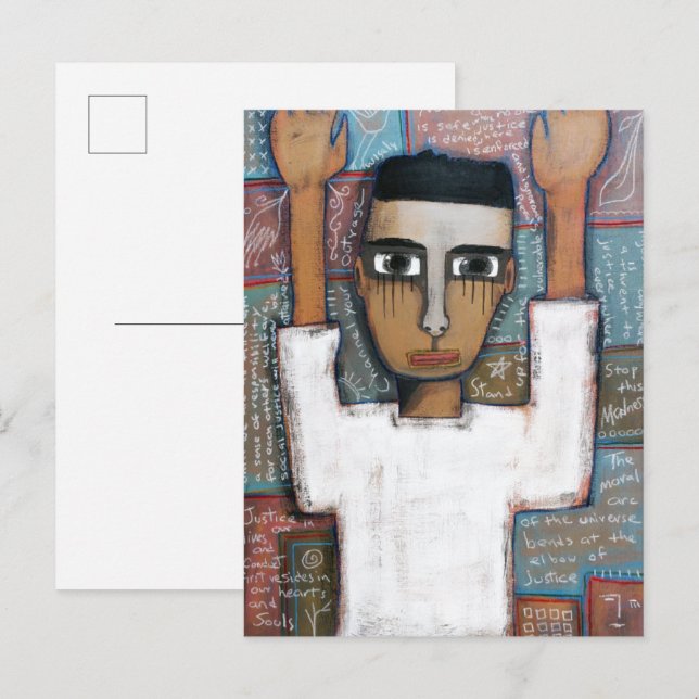 Social Justice Vykort (Fram/baksida)