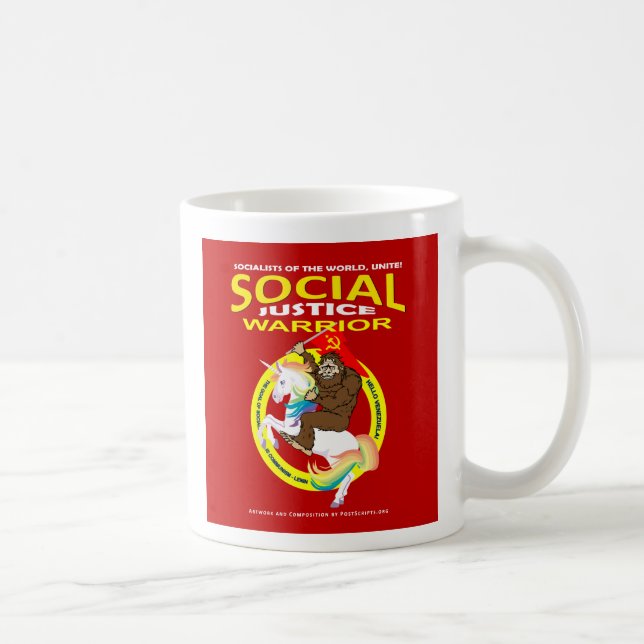 Social Justice Warrior Kaffemugg (Höger)