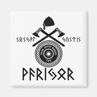 Social Justice Warrior Vapensköld Magnet