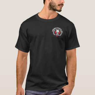Social klubbsvart för kal knoge tee shirt