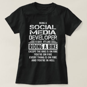 Social massmediabärare t shirt