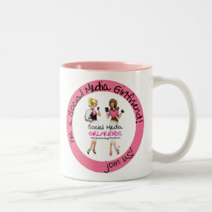 Social massmediaflickvänLatte mugg
