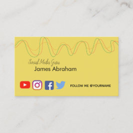 Social Media - Bra Vibration - Affärskort Visitkort