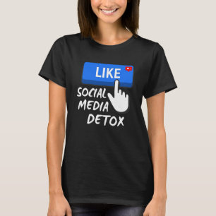 Social Media Detox Mental Health T Shirt