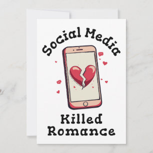 Social Media dödade Romantik Inbjudningar