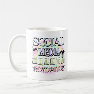 Social Media dödade Romantik inspirationsoffert Kaffemugg