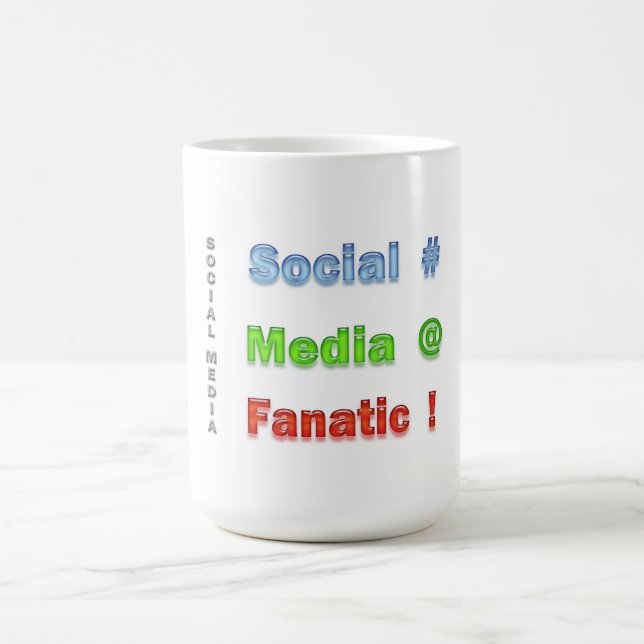 Social Media Fanatic Kaffemugg (Center)