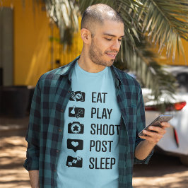 Social Media Gamer Black Art Manar Shirt T