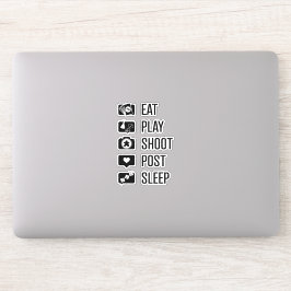Social Media Gamer Vinyl Sticker Klistermärken