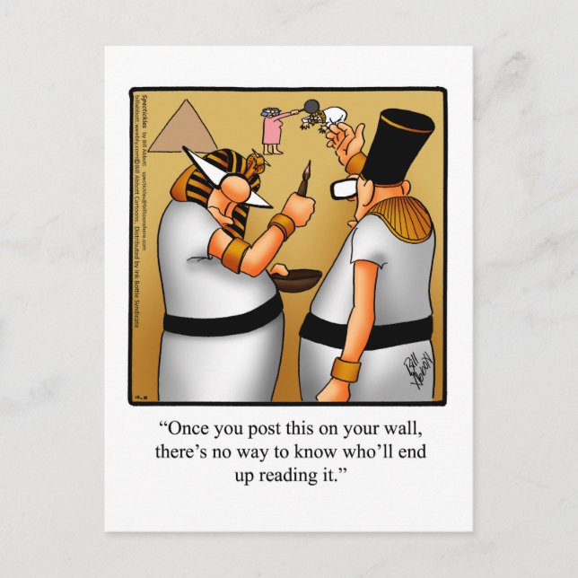 Social Media Humor vykort "Spectickles" (Framsida)