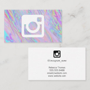 Social Media Icon   Holografisk härkomst Visitkort