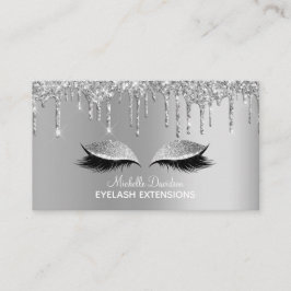 Social Media Icons - Personlig Glam & Glitter Visitkort
