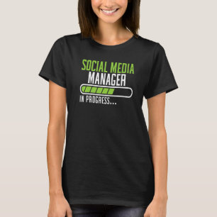 Social Media-jobbyrket Social Media Manager T Shirt