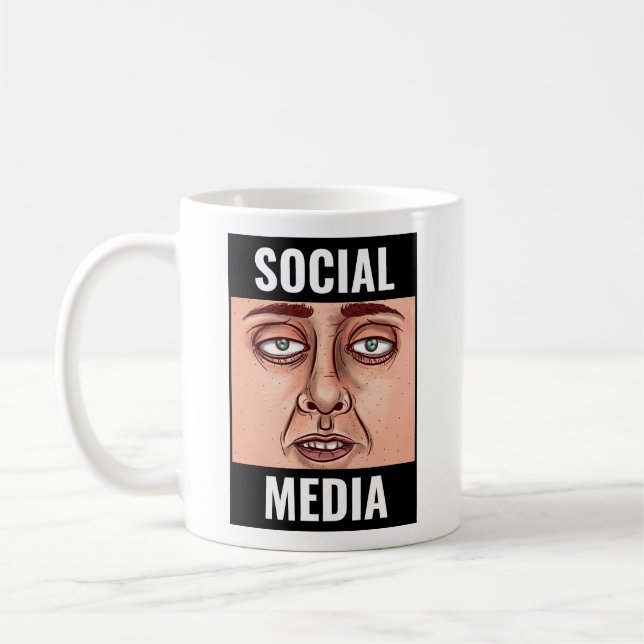 Social Media Kaffemugg (Vänster)