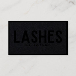Social Media Lash Elegant Modern Visitkort