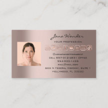 Social Media Logotyp Photo QR Code Makeup Beauty