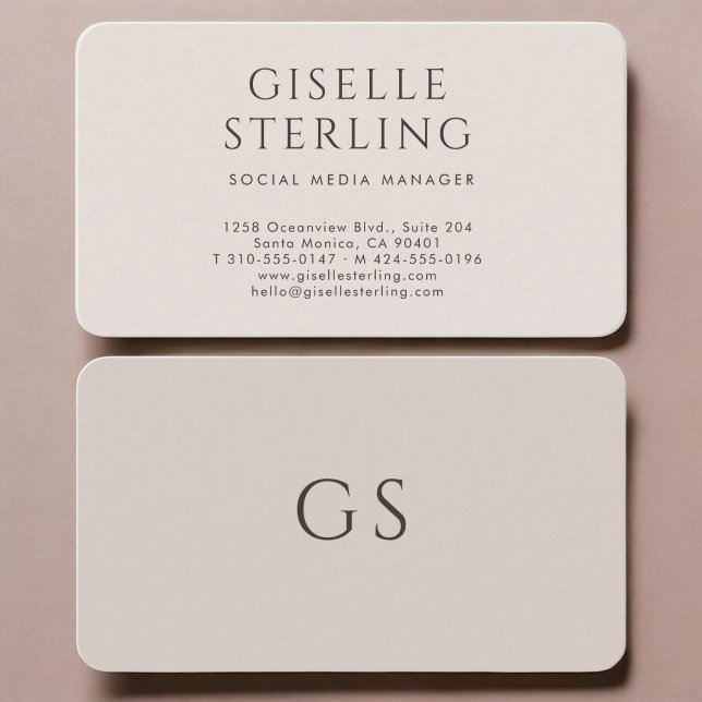 Social Media Manager Visitkort (Skapare uppladdad)