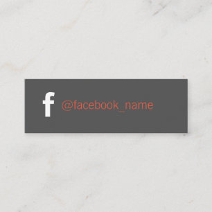Social Media Mini Visitkort