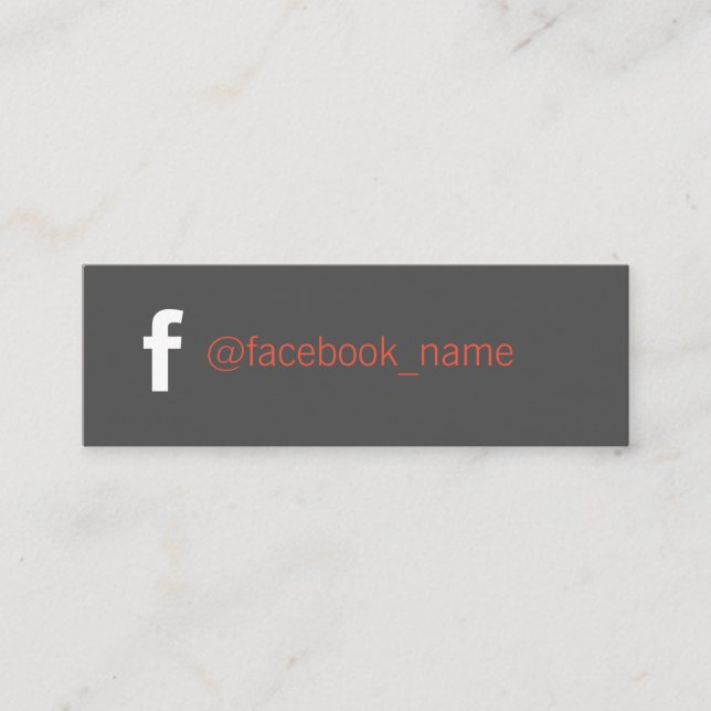 Social Media Mini Visitkort (Framsida)
