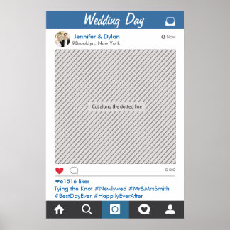 Social Media Party Ram Photo Booth Prop Poster fot