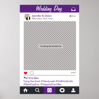 Social Media Party Ram Photo Booth Prop Poster fot