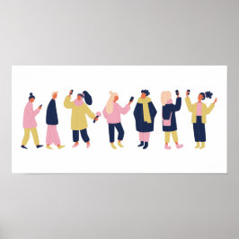 Social Media People Poster