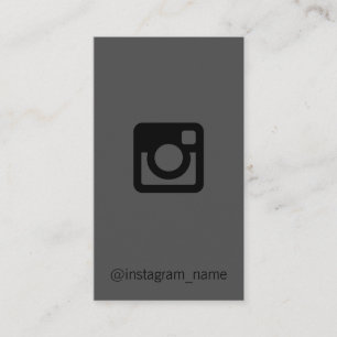 Social Media Promotion / Grått Visitkort