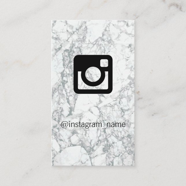 Social Media Promotion | Marble Visitkort (Framsida)