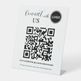 Social Media QR-kod Anslut till oss