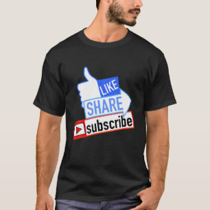 Social Media som  prenumeration T Shirt