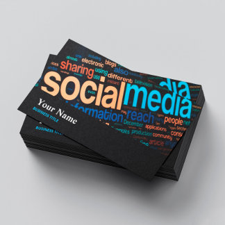 Social Media Specialist Digital Online Analyst Visitkort