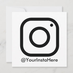 social-medier i instagram, modern minimal inbjudningar