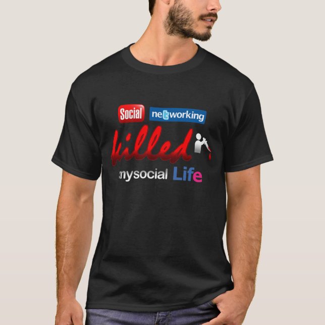 Social mördare tee shirt (Framsida)