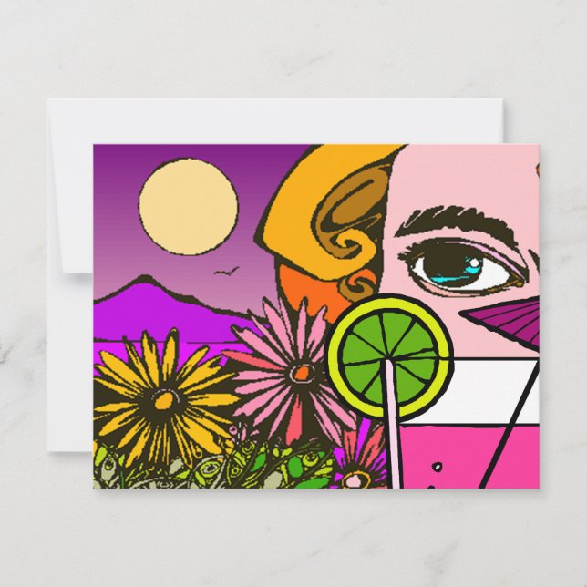 Social Mötesinbjudan Cocktail party Cruise Inbjudningar (Framsida)