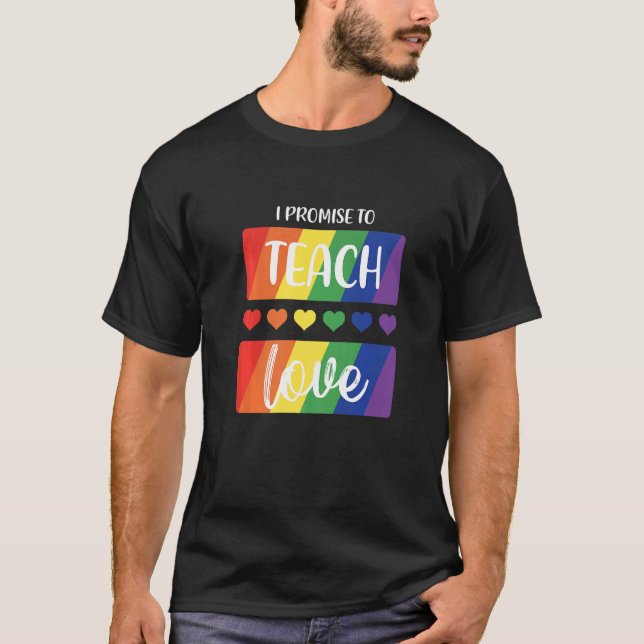 Social Movement Ge Kärlek Kvinnor i Lgbt Queer Pri T Shirt (Framsida)