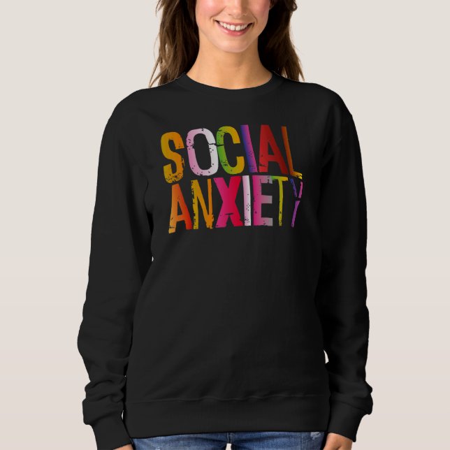 Social oro Perfekt för social vaksamhet T Shirt (Framsida)