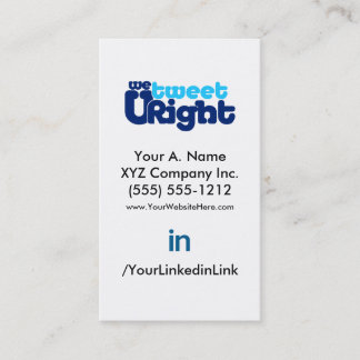 Social Profile Affärskort WTURiteB 2.0 vertfbak Visitkort