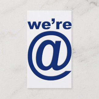 Social profilerar Wer@b för visitkorttfP 2,0 Visitkort