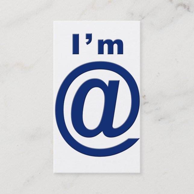 Social profilerar Wer@bl för visitkorttfl 2,0 Visitkort (Framsida)