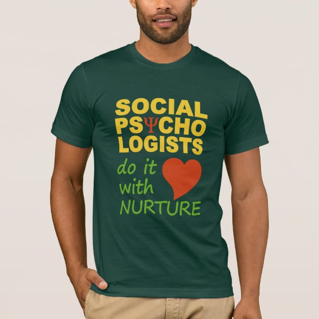 Social Psykologer T-shirt (Framsida)