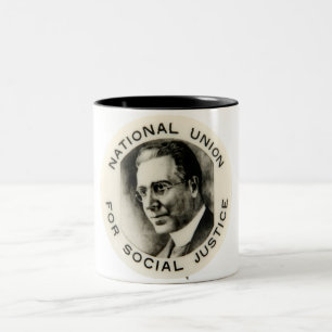 social rättvisamugg Två-Tonad mugg