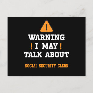 Social säkerhetschef vykort