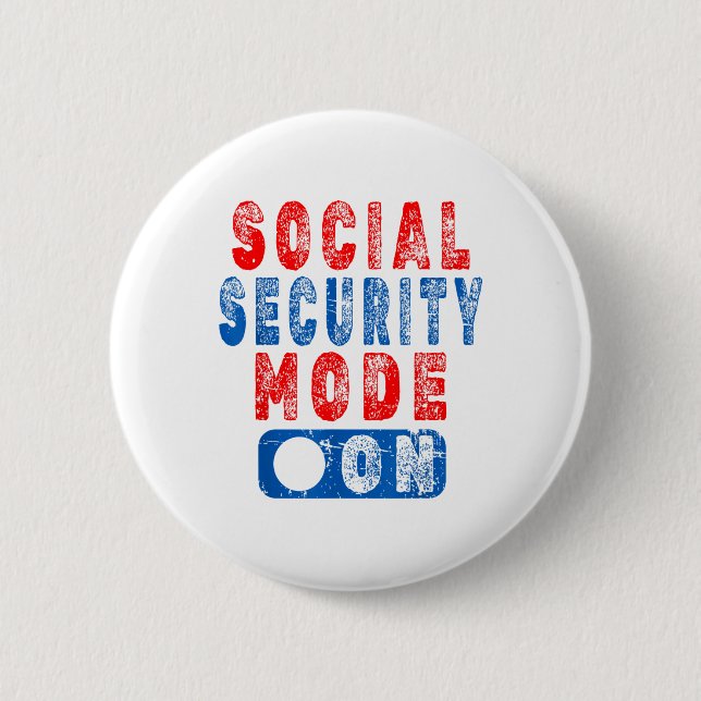 Social säkerhetsläge aktiverat - högre medborgare  knapp (Framsida)