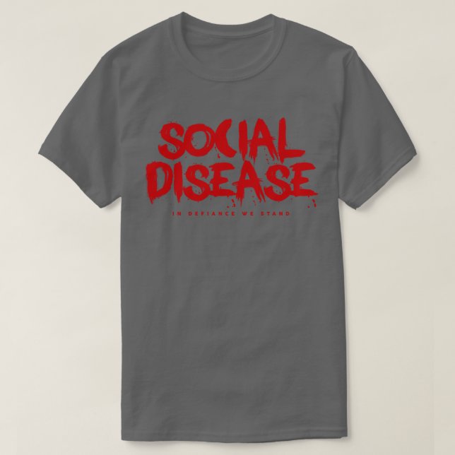 Social-sjukdom T Shirt (Design framsida)