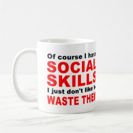 Social Skills Kaffemugg